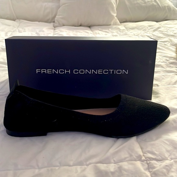 French Connection Black Flats - Picture 2 of 2